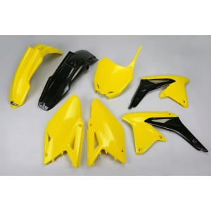 Kit de Plástica UFO OEM Color (2014) Yellow / Negro Suzuki RM-Z450