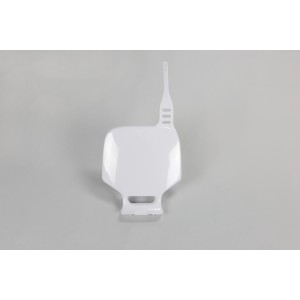 UFO Front Number Plate White YamahaYZ80/85