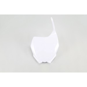 Portanúmeros delantero UFO Yamaha blanco YA03880-046