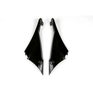 Conectores de aletines de radiador UFO negro mate - Yamaha YZ450F