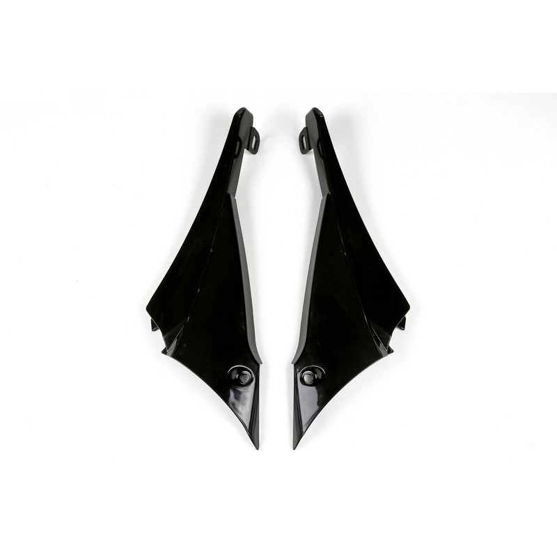 Conectores de aletines de radiador UFO negro mate - Yamaha YZ450F