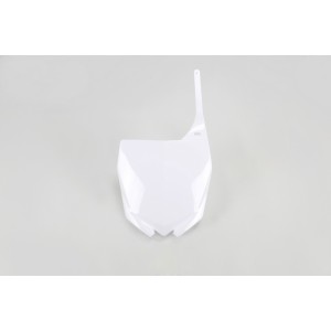 Portanúmeros delantero UFO Yamaha blanco YA04832-046