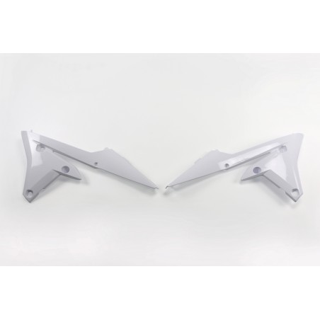 Plásticos laterales de radiador UFO Yamaha blanco YA04838-046