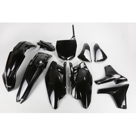 UFO Plastic Kit Black Yamaha YZ450F