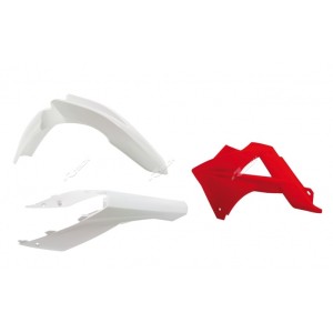 Kit plastica RACETECH OEM Color Blanco/Rojo Gas Gas EC125 / 250 / 3...
