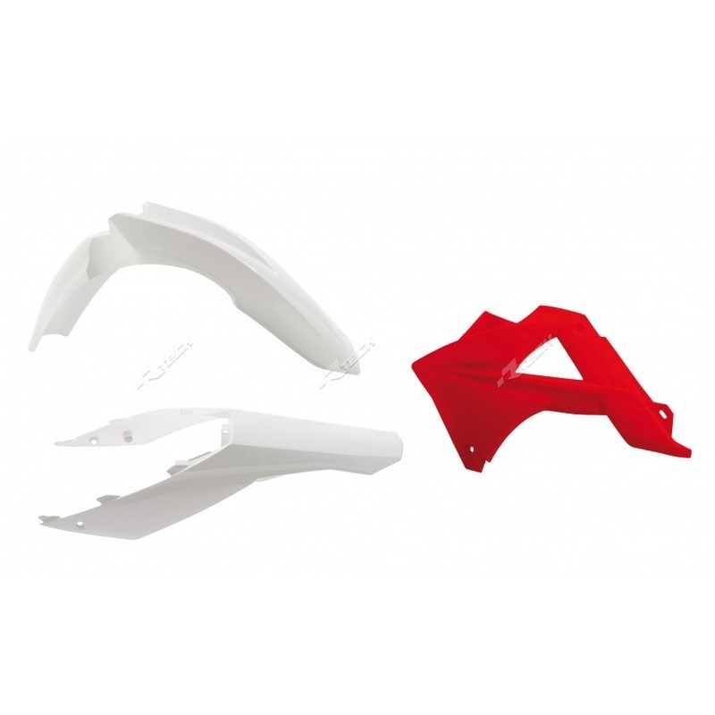 Kit plastica RACETECH OEM Color Blanco/Rojo Gas Gas EC125 / 250 / 3...