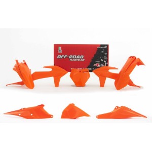 Kit de plástica RACETECH (6 piezas) - Naranja