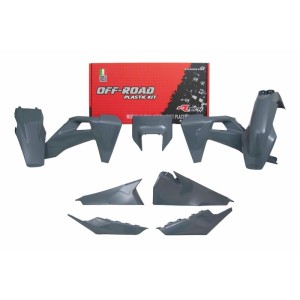 Kit de plástica RACETECH (6 piezas) - Gris