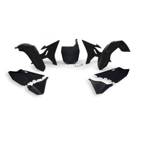 Kit de plástica RACETECH (6 piezas) - Negro