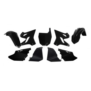 Kit de plástica RACETECH (6 piezas) - Negro