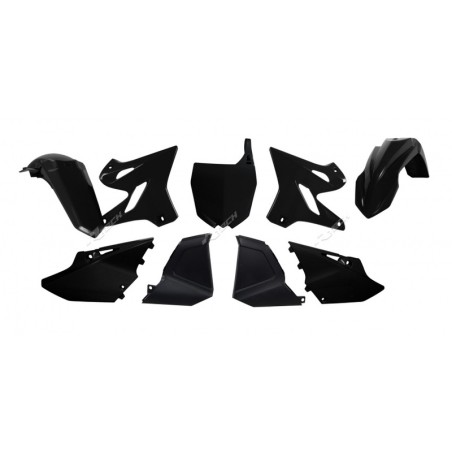 Kit de plástica RACETECH (6 piezas) - Negro