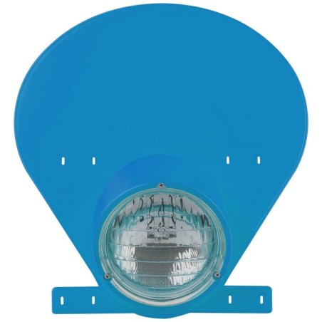 Careta Preston Petty Bultaco Azul, halógeno