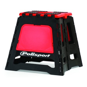 Caballete plegable de plástico Polisport rojo 8981500004