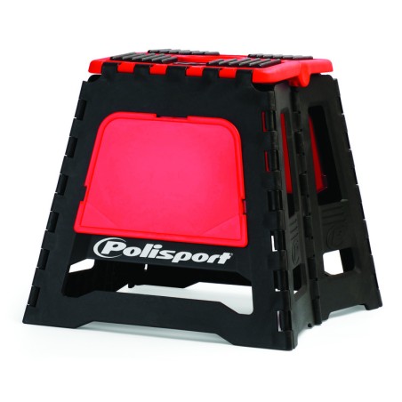 Caballete plegable de plástico Polisport rojo 8981500004