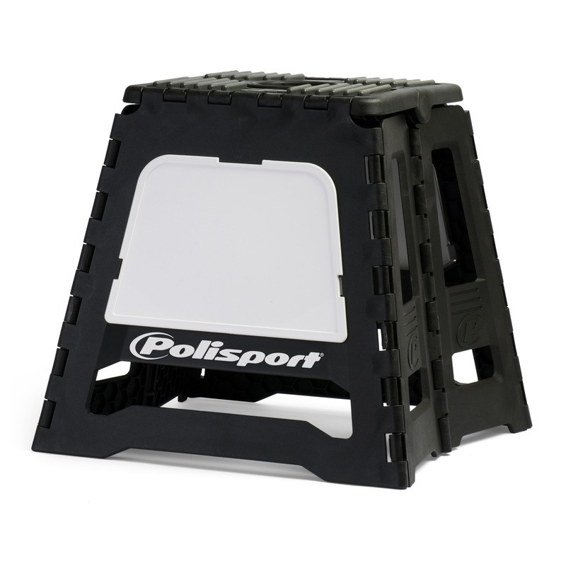 Caballete plegable de plástico Polisport blanco 8981500006