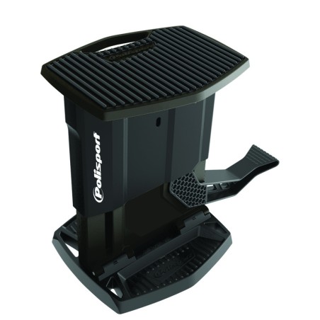 Caballete plegable movil de plástico Polisport negro 8982700006