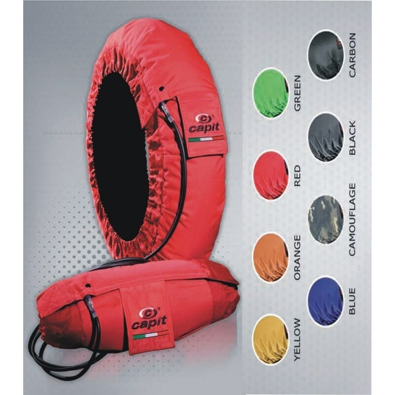 Calentadores CAPIT Suprema Spina Color rojo (17'' - Del.120/Tra.200...