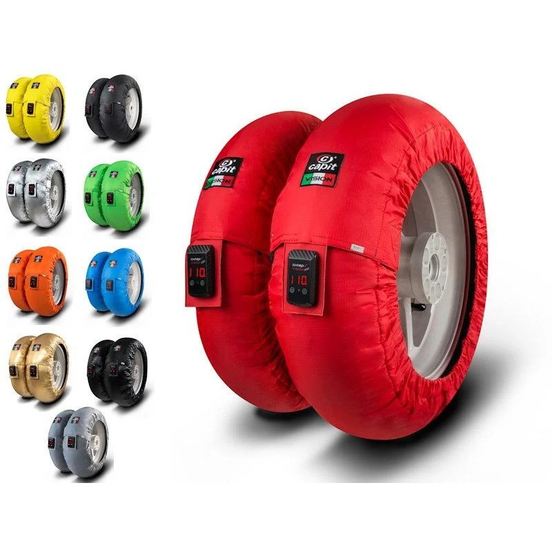 Calentadores CAPIT Suprema Vision Color verde (17'' - Del.120/Tra.2...