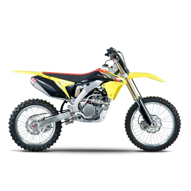 Linea completa escape Yoshimura RS-4, acero inox, Silencioso alumin...