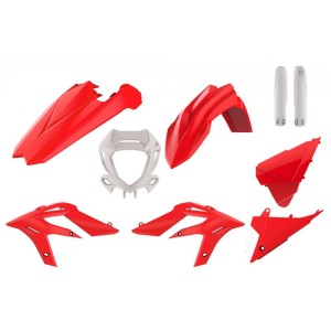 Kit de plástica POLISPORT rojo/blanco Beta X-Trainer