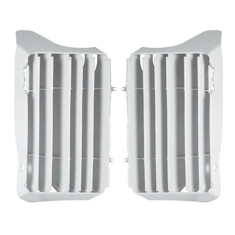 RACETECH Radiator Covers White Honda CRF450R