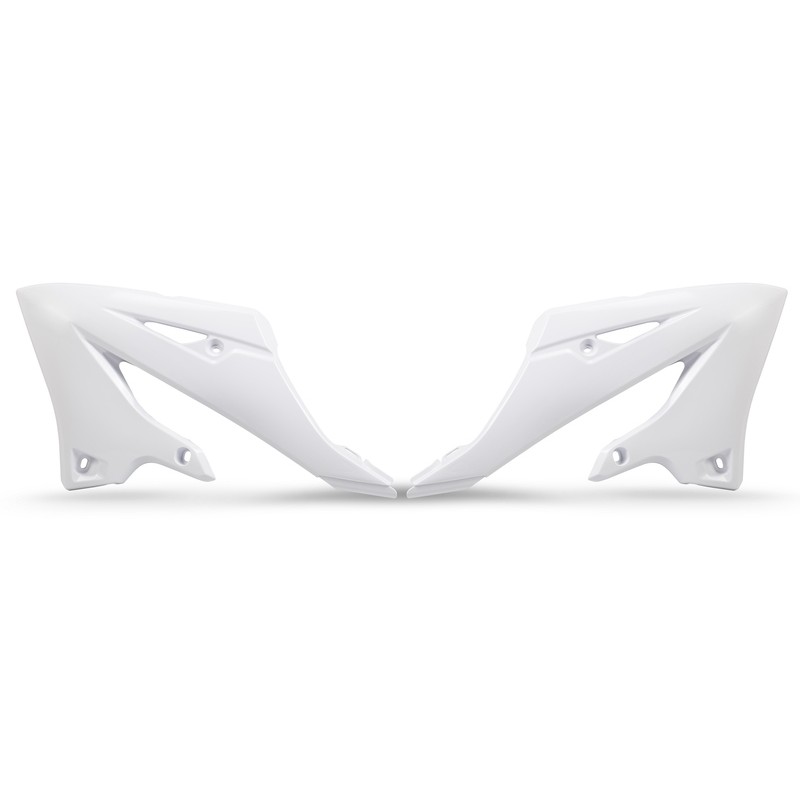 Tapas de radiador UFO - Blanco Yamaha YZ125 / 250