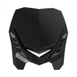 Careta con faro POLISPORT E-Blaze negra