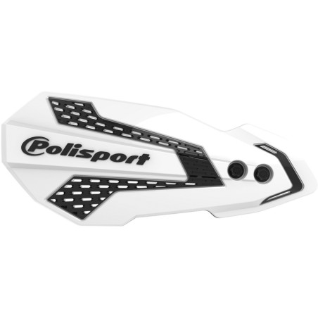 Paramanos POLISPORT MX Flow blanco / negro - Kawasaki KX250F / 450F