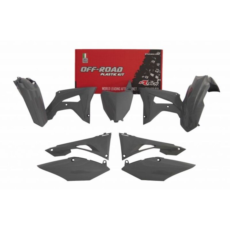 Kit de plástica RACETECH (6 piezas) - Gris