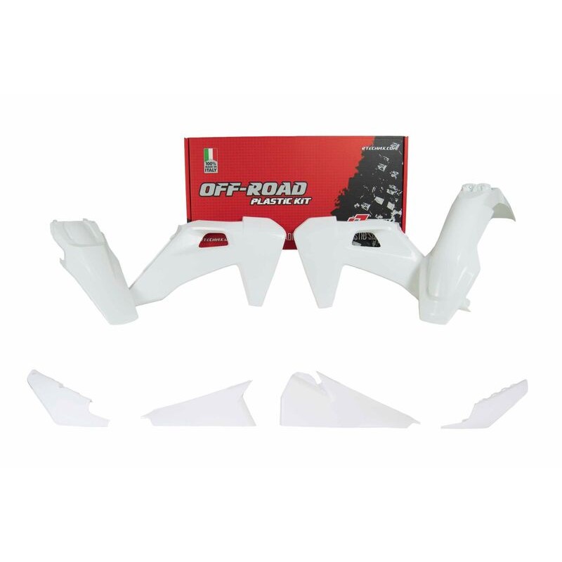Kit de plástica RACETECH (5 piezas) - Blanco