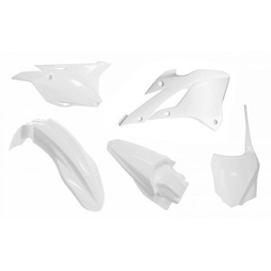 Kit de plástica RACETECH (5 piezas) - Blanco
