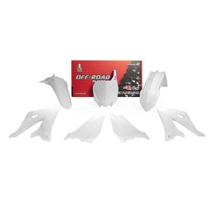 Kit de plástica RACETECH (5 piezas) - Blanco