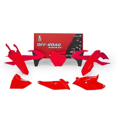 Kit de plástica RACETECH (6 piezas) - Rojo