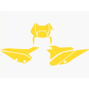 Juego adhesivos porta números BLACKBIRD - Beta RR 2T / 4T