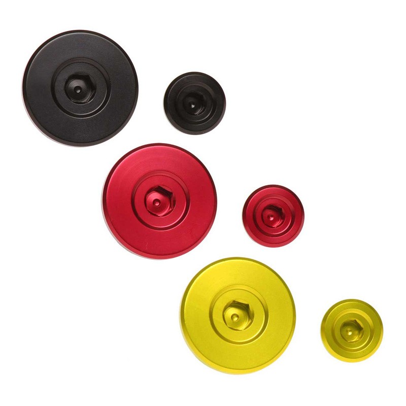 Juego de tapones tapa encendido RFX Pro (negro) - Suzuki RMZ250/450