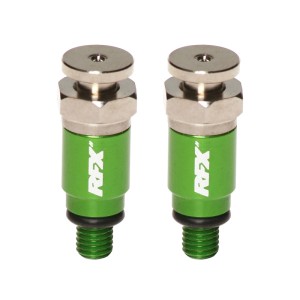 Purgadores de aire de horquilla RFX Pro M5 x 0,8 (verde) Kayaba/Showa