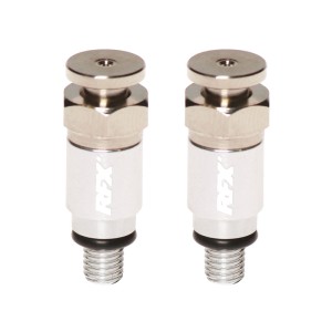Purgadores de aire de horquilla RFX Pro M5 x 0,8 (plata) Kayaba/Showa