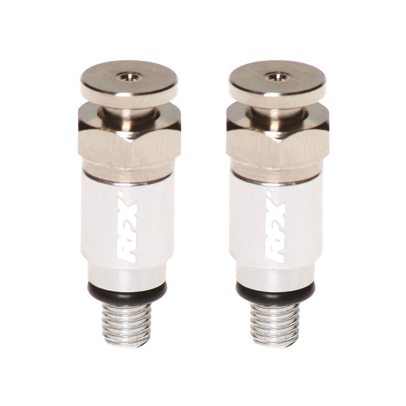 Purgadores de aire de horquilla RFX Pro M5 x 0,8 (plata) Kayaba/Showa
