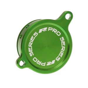 Tapa del filtro de aceite RFX Pro (verde) - Kawasaki KXF450