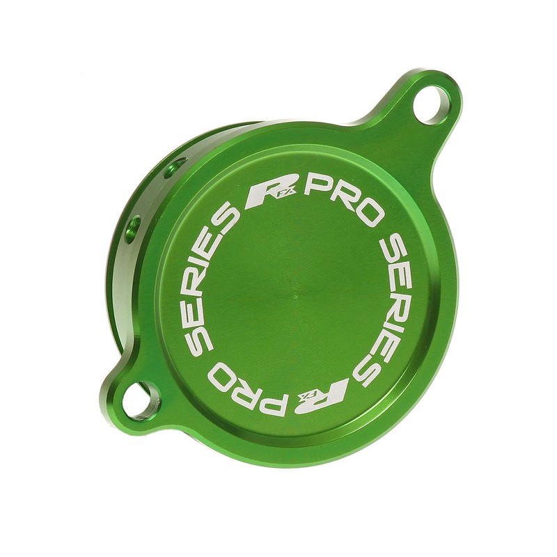 Tapa del filtro de aceite RFX Pro (verde) - Kawasaki KXF450
