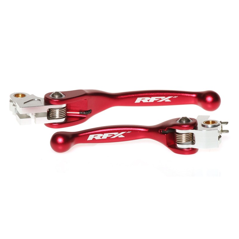 Juego de manetas flexibles forjadas RFX (rojo) - Honda CRF250/450