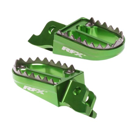 Estriberas RFX Pro Series 2 (verde) - Kawasaki KXF250/450