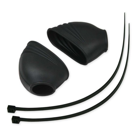 Fundas de goma para estriberas RFX Race (negro) Universal