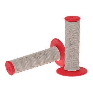 Puños compuestos dobles RFX Pro Series con centro gris (gris/rojo),...