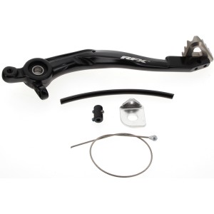 Pedal de freno trasero RFX Pro ST H/A BK/Ti