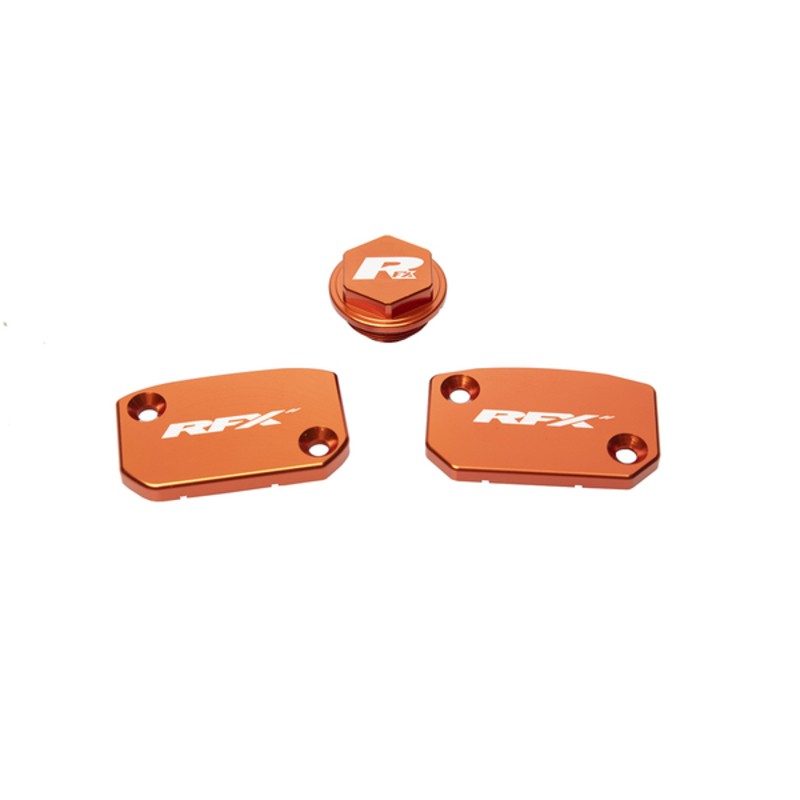 Kit de tapa de depósito RFX Pro (naranja) - KTM SX/SXF (freno y emb...