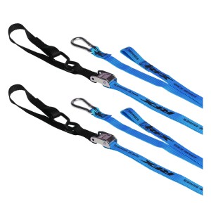 Correas de amarre RFX Race Series 1.0 (azul/negro) con bucle adicio...