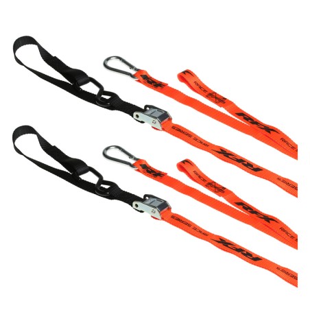 Correas de amarre RFX Race Series 1.0 (naranja/negro) con bucle adi...