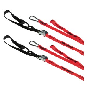 Correas de amarre RFX Race Series 1.0 (rojo/negro) con bucle adicio...