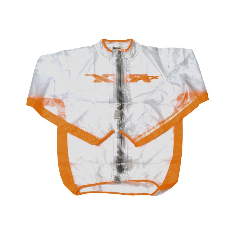 Chaqueta impermeable RFX Sport (transparente/naranja), talla joven ...